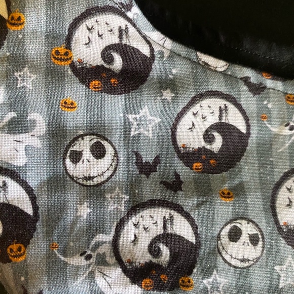 100% Cotton Jack Skeleton Face Mask - Picture 2 of 2